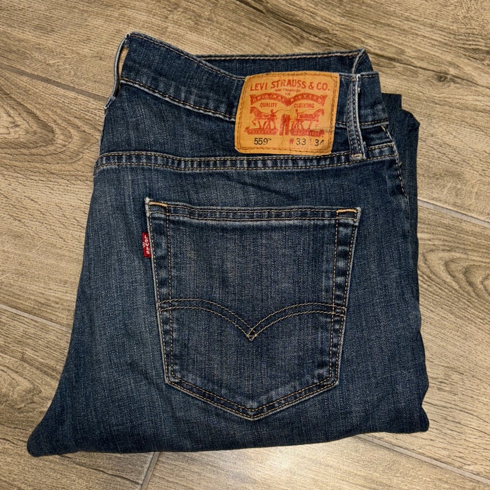Levi's Relaxed Fit Dark Blue Jeans